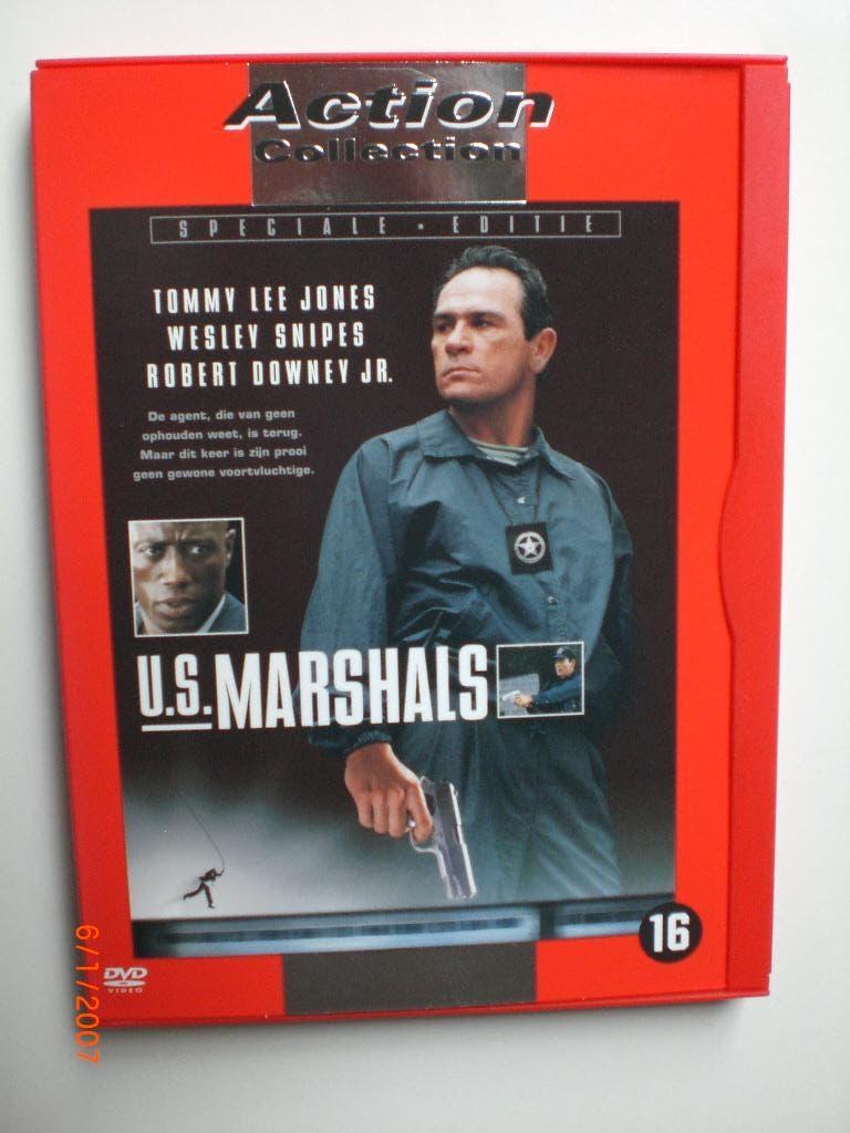 dvd U.S. Marshals Tommy Lee Jones Wesley Snipes, Vanaf 16 jaar, Ophalen of Verzenden, Zo goed als nieuw, Actiethriller