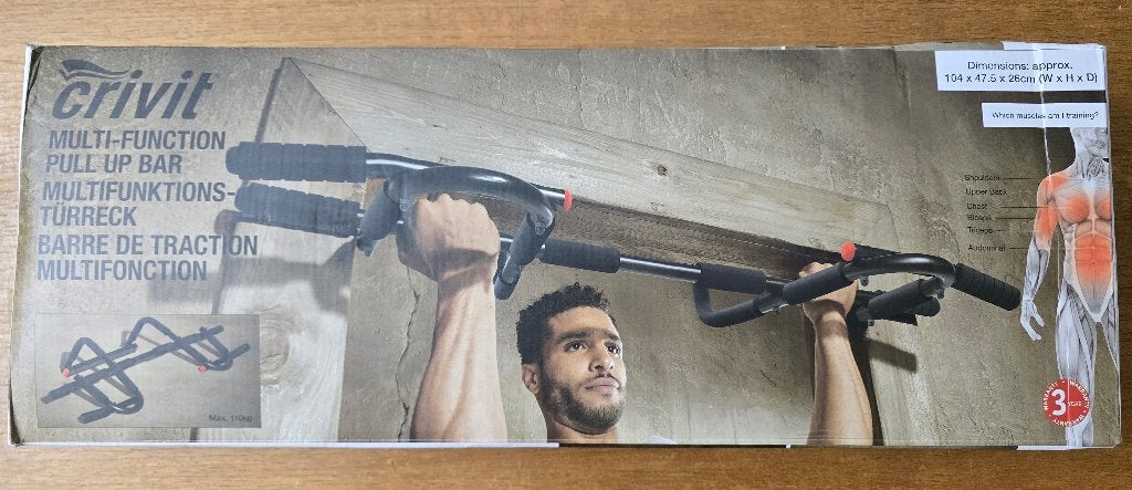 Crivit Pull-up Bar multifunctioneel pull up bar nieuw, Ophalen, Nieuw, Oprekstang
