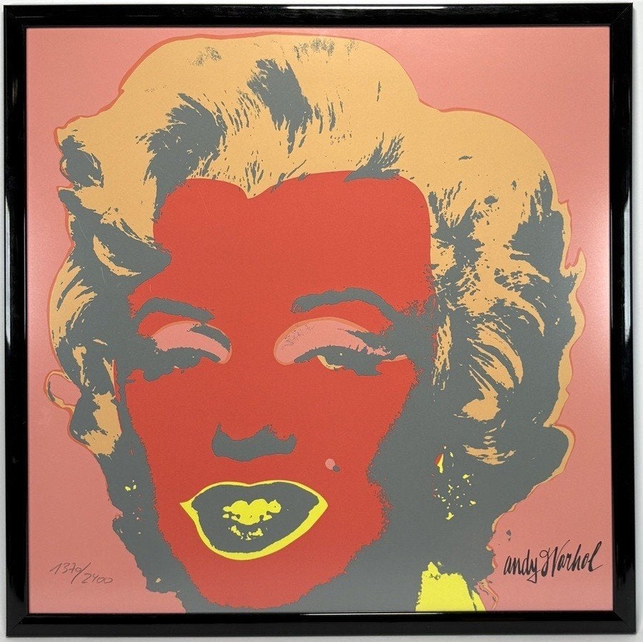 953. Litho, Andy Warhol – Marilyn Monroe, CMOA ed., 20e eeuw, Antiek en Kunst, Ophalen of Verzenden, Portret en Figuren, Lithografie