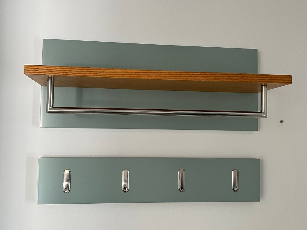 Wandkapstok + wandgarderobe Mørteens - LINDHOLM - muntgroen, Gebruikt, Minder dan 100 cm, Hout, Ophalen