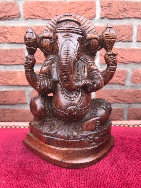 houten beeld van Ganesha, India, Antiek en Kunst, Ophalen of Verzenden