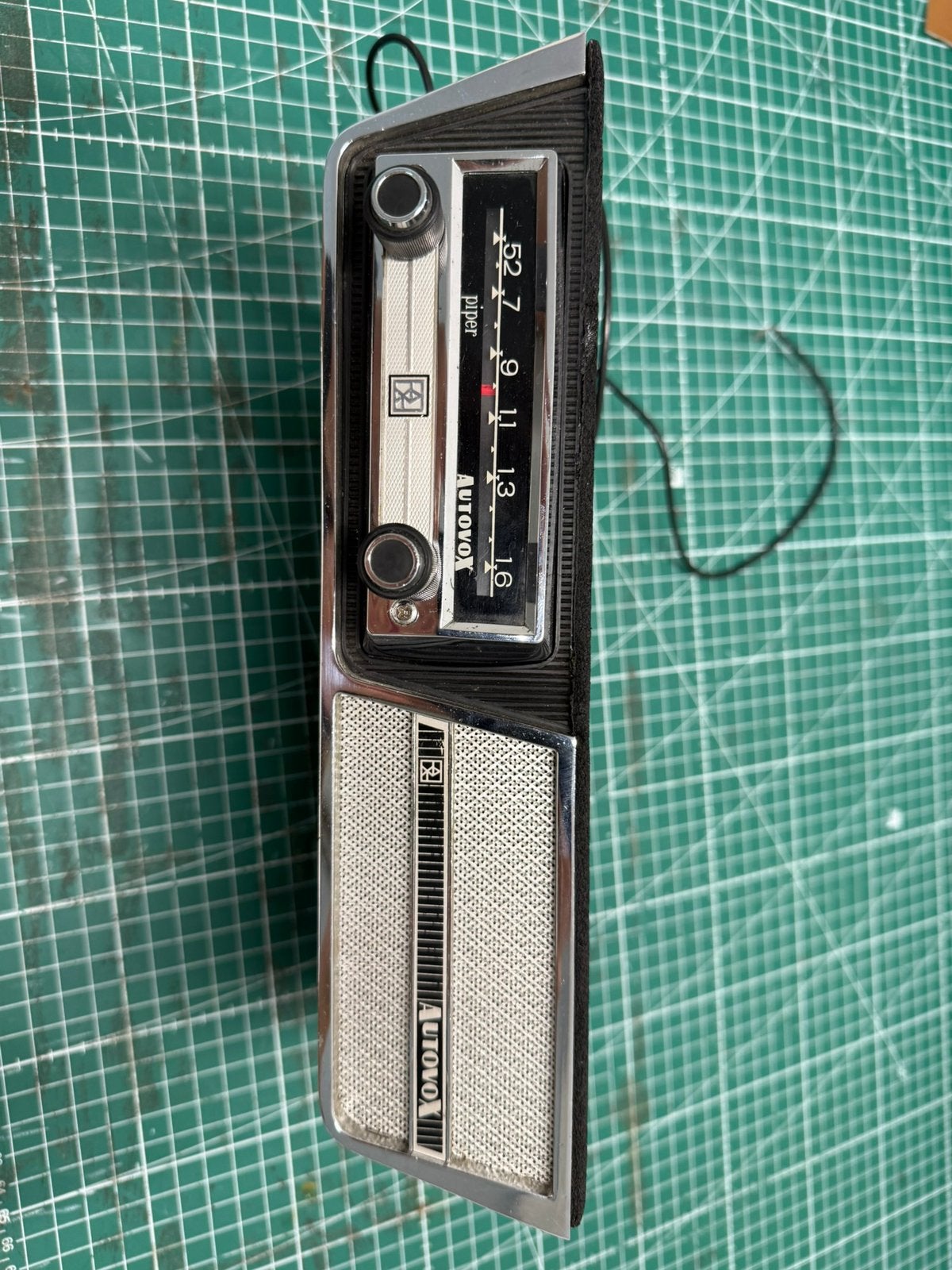 Autovox piper 312 autoradio fiat 500, Ophalen of Verzenden, Gebruikt