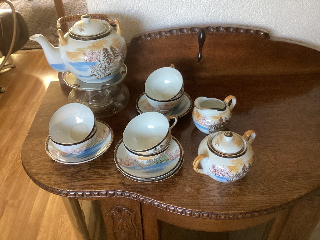 Thee Servies, Ophalen, Overige typen, Zo goed als nieuw, Overige stijlen