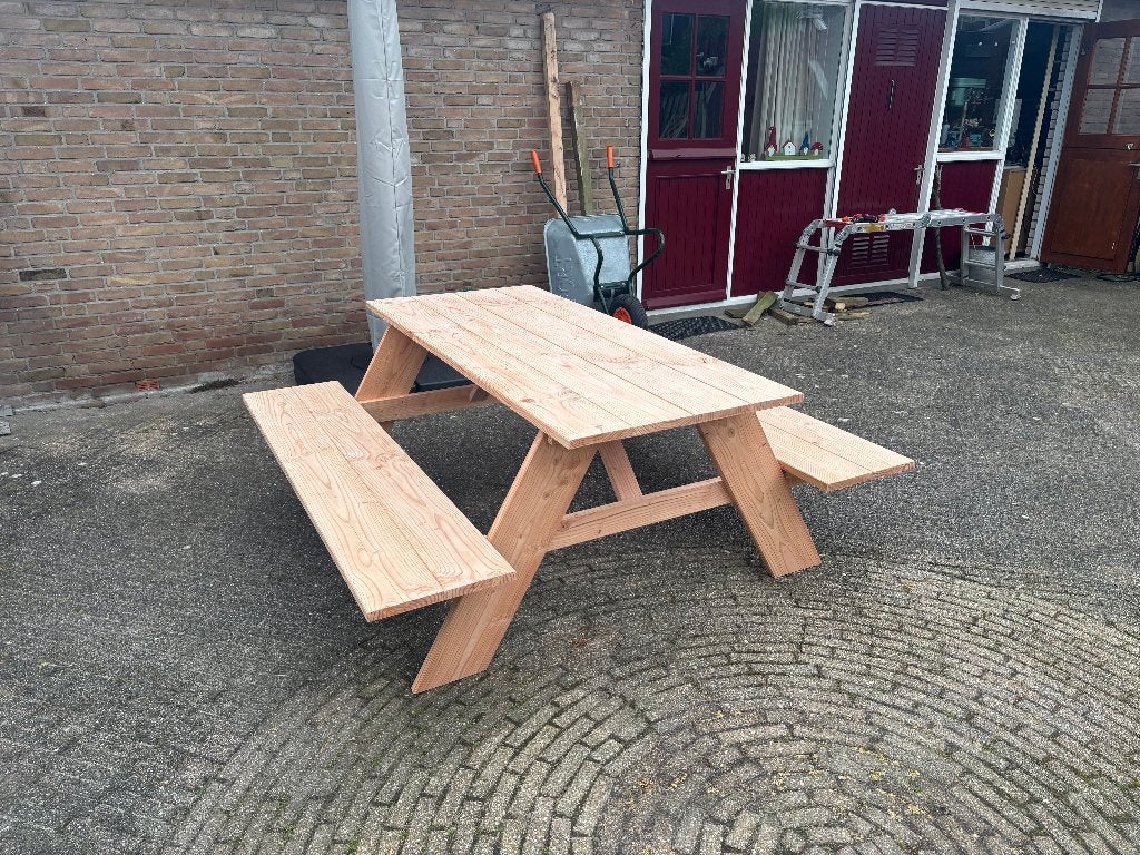 Picknicktafel, makkelijke instap. Snelle levering, Ophalen of Verzenden, Nieuw, Onbekend, Overige gebieden