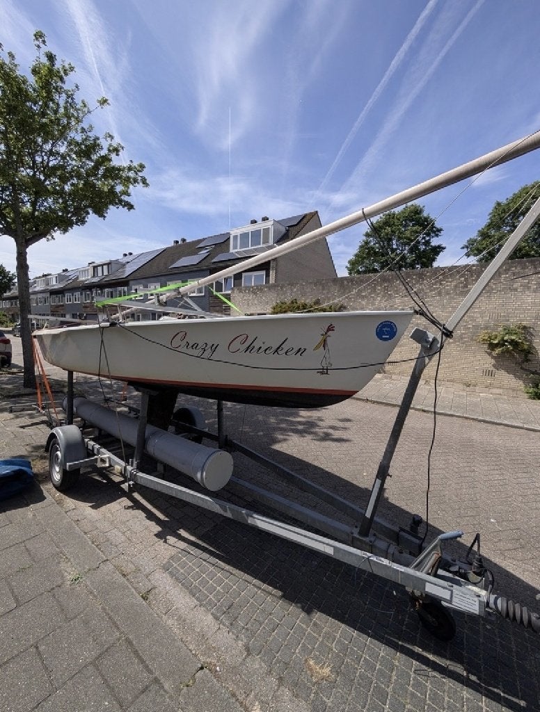 kielboot, kielzugvogel incl HEKU 900 boottrailer, Watersport en Boten, Minder dan 1500 kg, Gebruikt, 6 tot 9 meter, Geremd