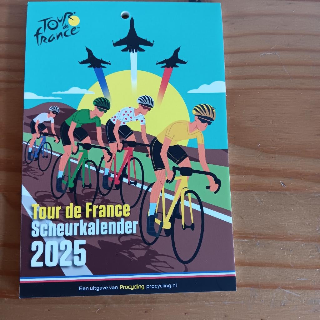Tour de France, scheurkalender, 2025, Ophalen of Verzenden, Nieuw, Overige typen