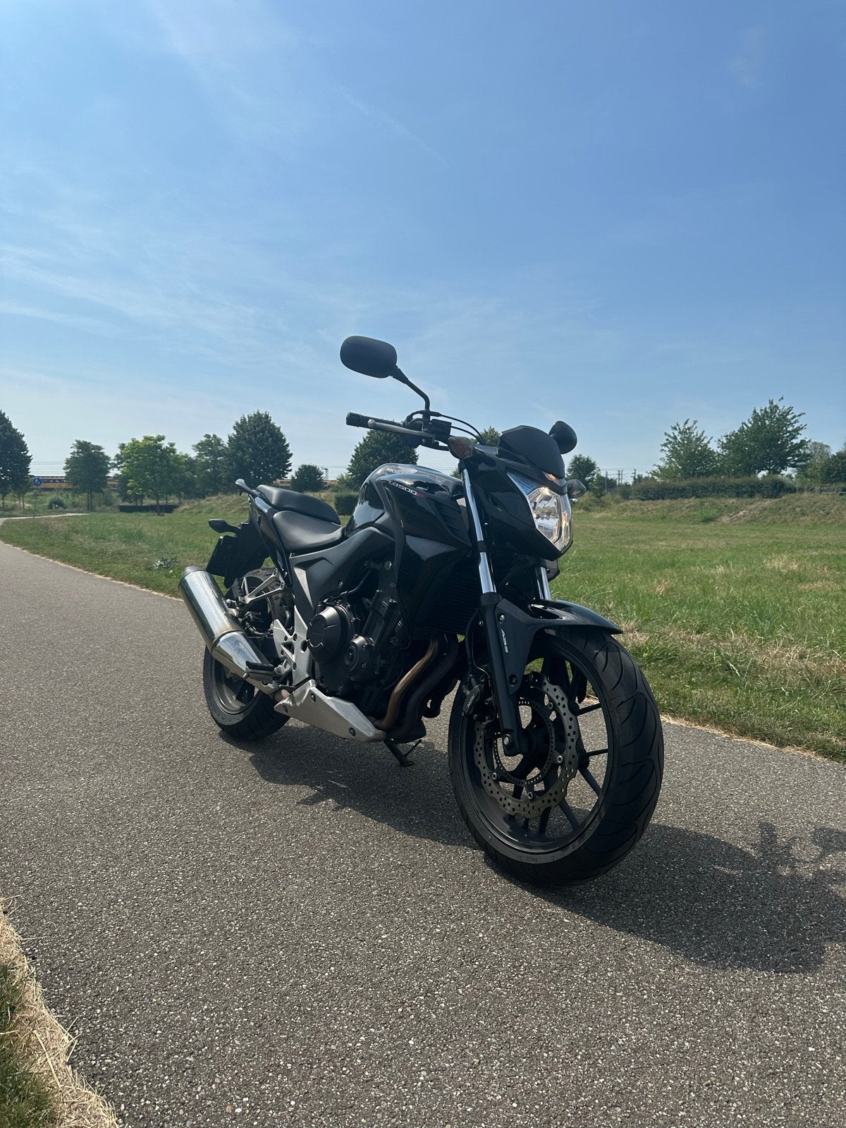 Honda CB500F 2013 A2 - 21,000 KM - met onderhoudsboekje!, 2 cilinders, Occasion, Particulier, Minimaal motorrijbewijs A2