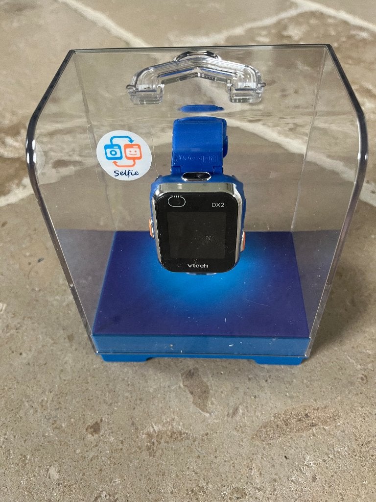 VTech Kidizoom Smartwatch DX2 Blauw – Met originele doos, Ophalen of Verzenden, Zo goed als nieuw