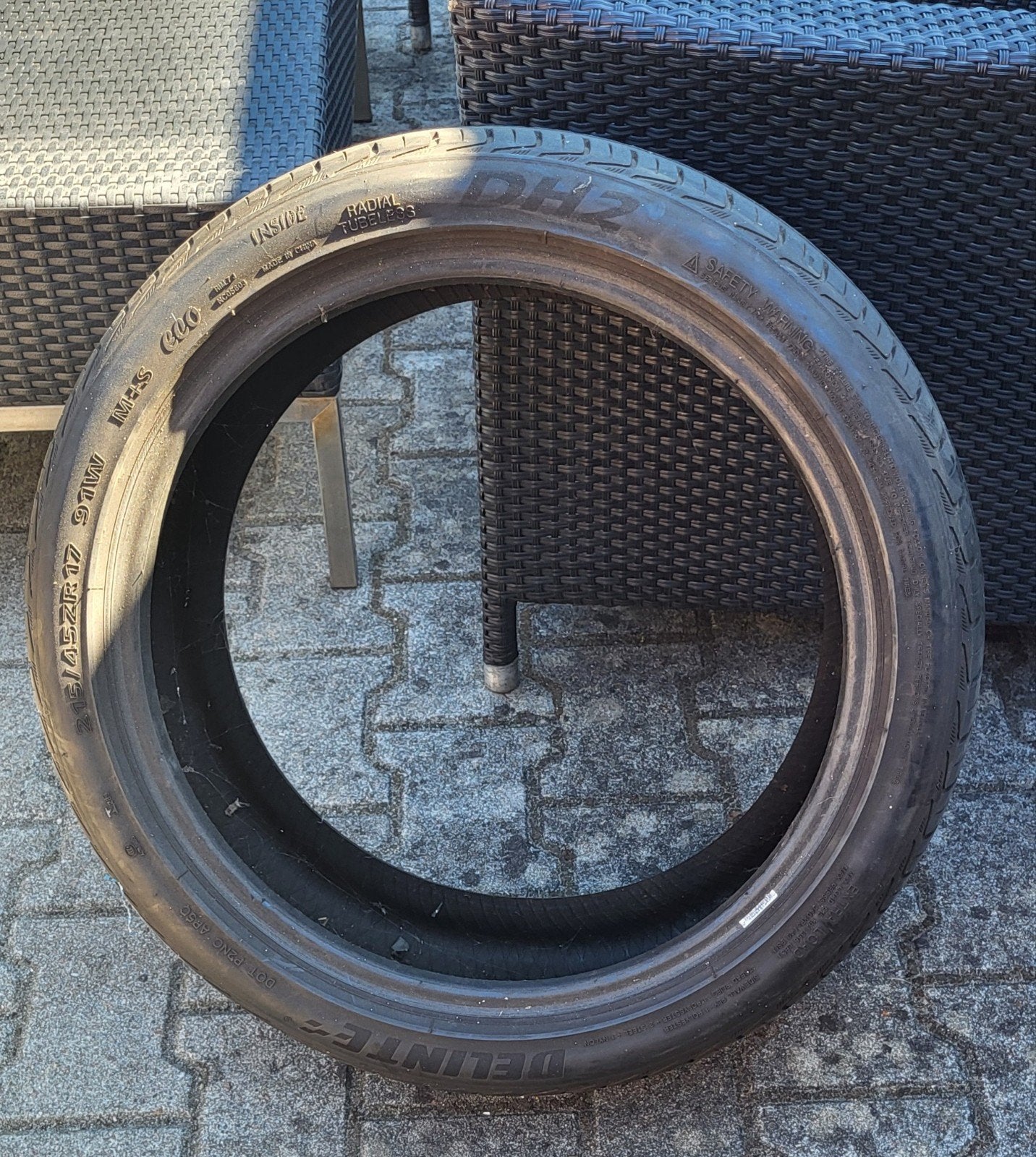 Delinte DH2 Autoband - 215/45 ZR17 91W (Zomerband), Ophalen