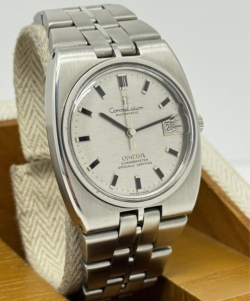Omega Constellation/Seamaster/Geneve/Bumper/Classic, Staal, Staal, Polshorloge, Ophalen of Verzenden