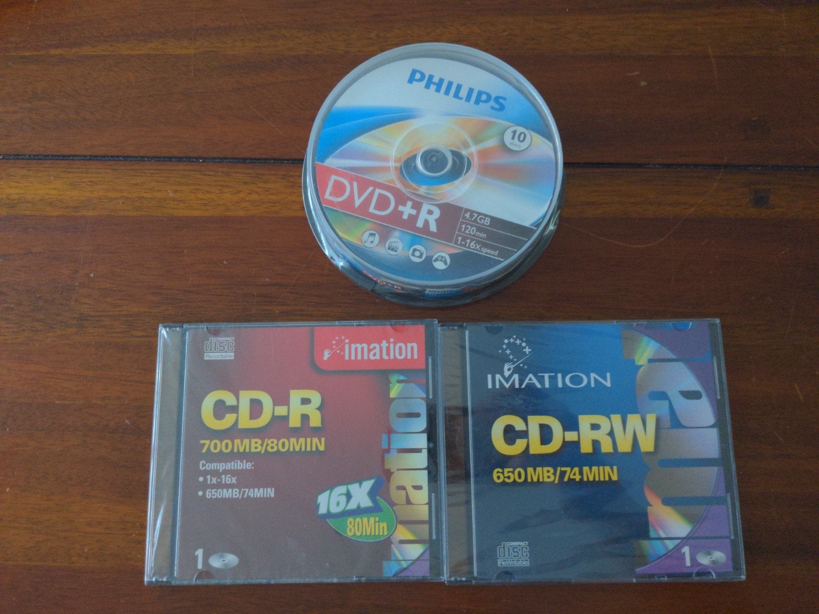 CD-R, CD-RW en DVD+R schijven, leeg, nieuw in verpakking, Ophalen, Herschrijfbaar, Overige typen, Nieuw