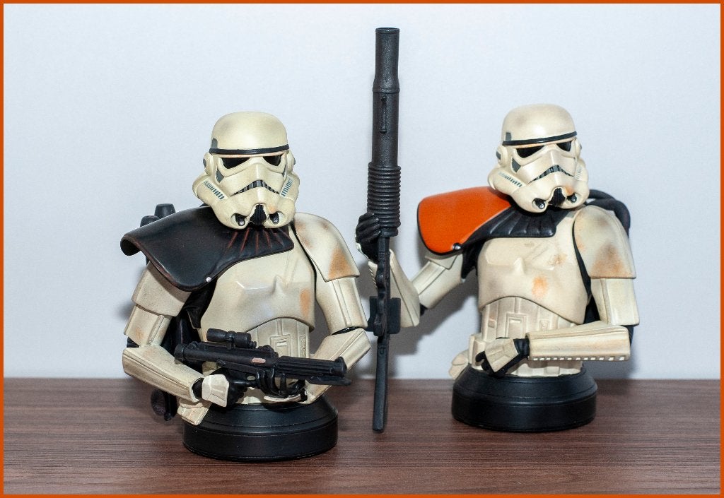 Star Wars Gentle Giant Sandtroopers NIEUW, Ophalen of Verzenden, Nieuw, Beeldje of Buste