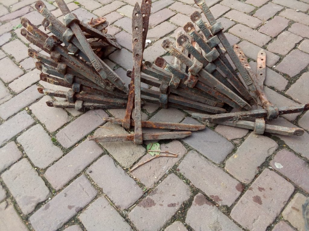 oude muurankers, Doe-het-zelf en Verbouw, IJzerwaren en Bevestigingsmiddelen, Ophalen, Gebruikt, 250 mm of meer