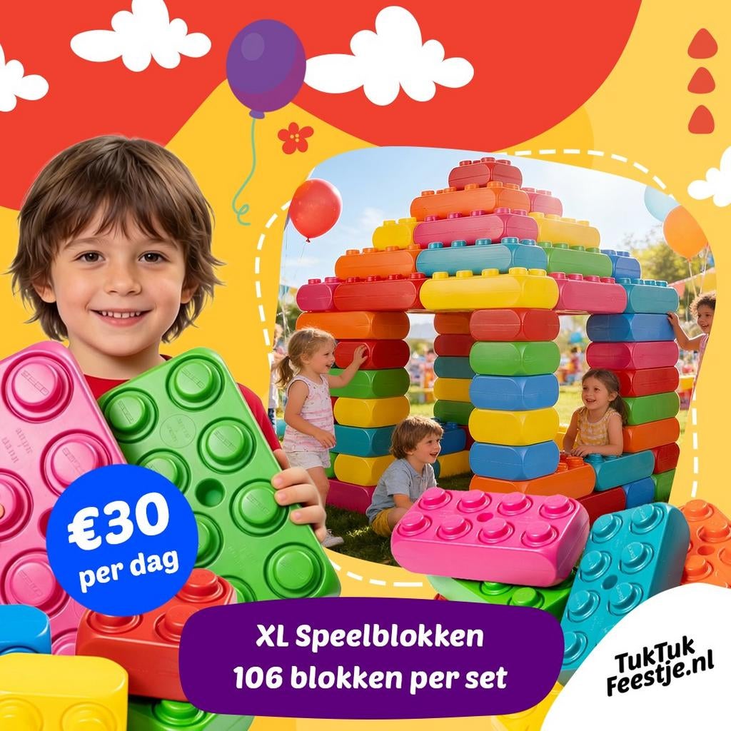 XL bouwblokken huren Barneveld, Ophalen of Verzenden