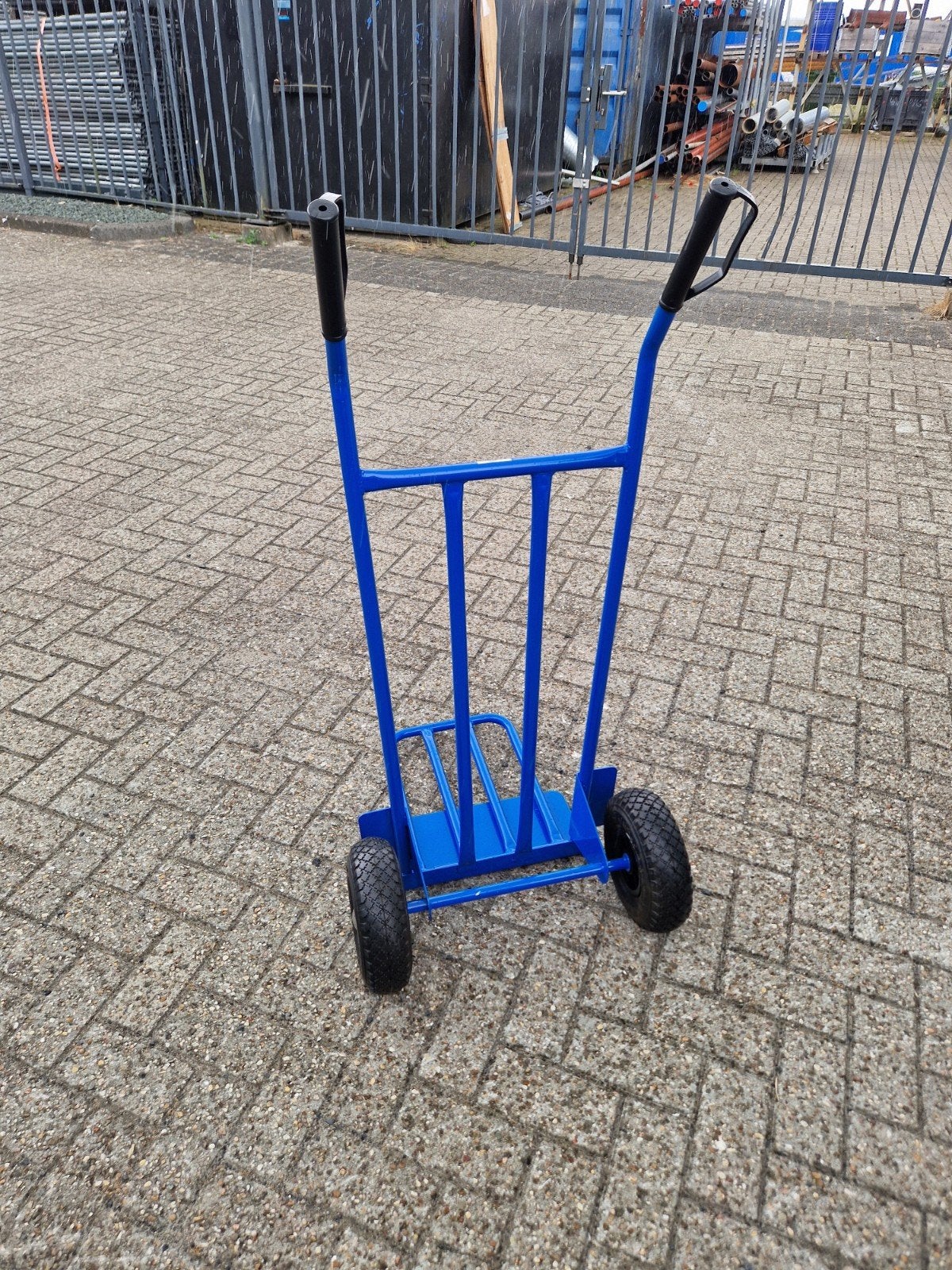 Stevige blauwe steekwagen - Handig voor transport!, Ophalen, Nieuw, Steekwagen