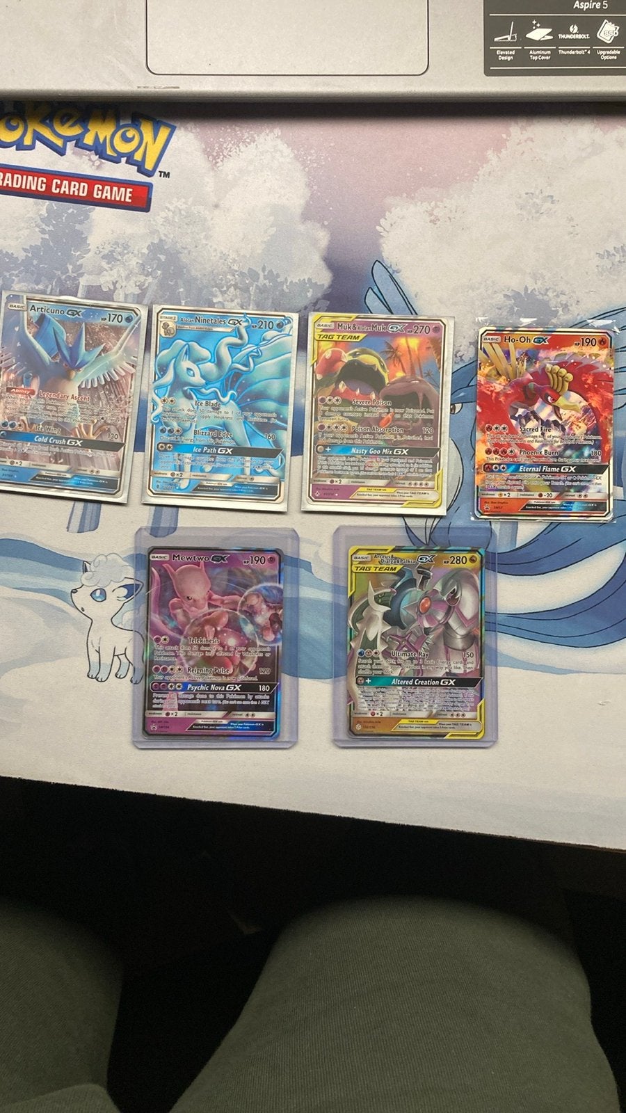 Pokémon GX Kaarten Collectie - Articuno, Ninetales, Mewtwo, Ophalen of Verzenden, Zo goed als nieuw, Meerdere kaarten, Foil