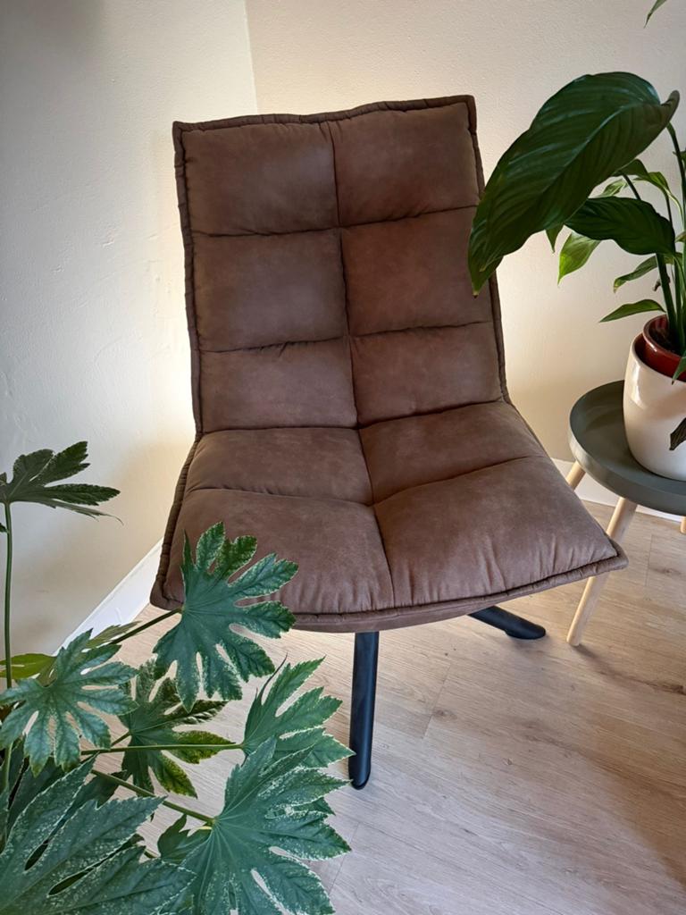 2x Fauteuil Clay Leenbakker - Zo goed als nieuw, draaibaar, Ophalen of Verzenden, Zo goed als nieuw, Twee