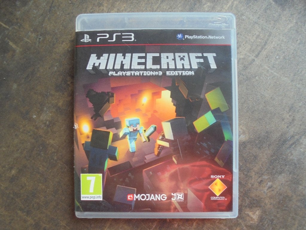Minecraft Playstation 3 Edition voor PS3 (zie foto's), Avontuur en Actie, Gebruikt, Ophalen of Verzenden, 3 spelers of meer