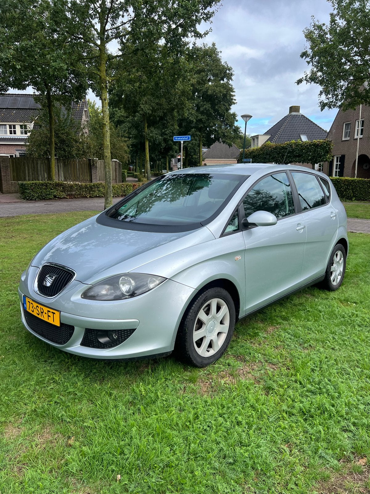 Seat Altea 1.6 74KW 2006 Grijs / AIRCO / TREKHAAK, Auto's, Stof, 4 cilinders, Multifunctioneel stuurwiel, Euro 4