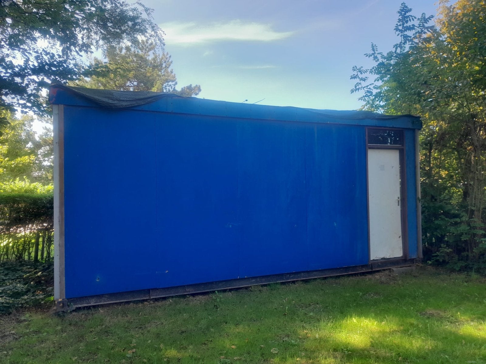 GRATIS bouwkeet 6x3 meter – met lekkend dak, Ophalen of Verzenden, Gebruikt