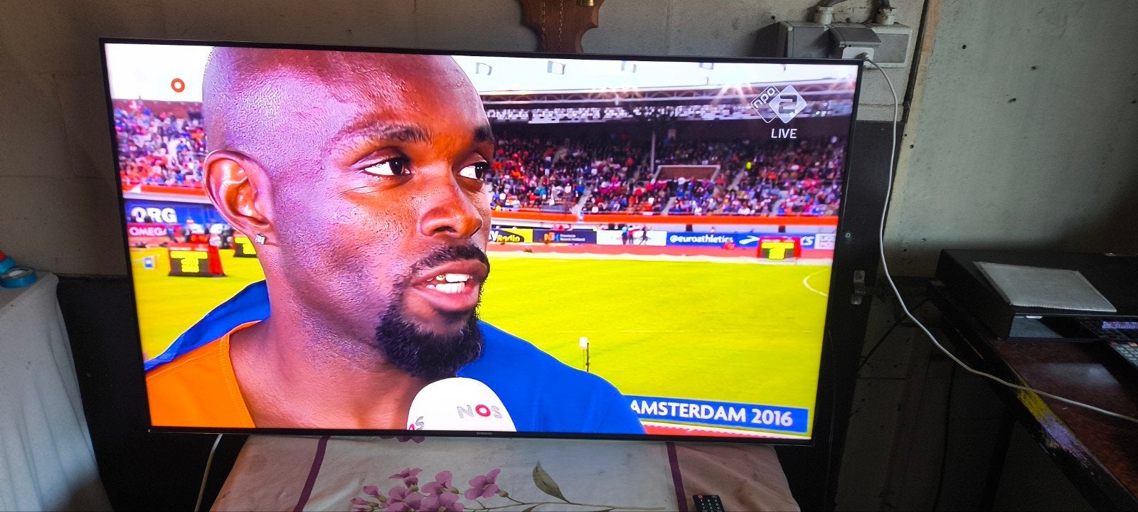Samsung 55 inch Smart LED tv, Ophalen, Zo goed als nieuw, 100 cm of meer, Samsung