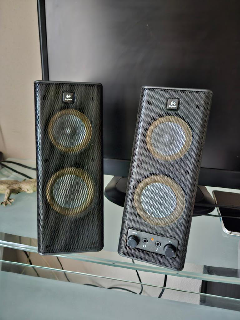 Logitech 2.0 Luidsprekerset - Gebruikt, Computers en Software, Pc speakers, Ophalen, Gebruikt, Audiokanaal 2, Logitech