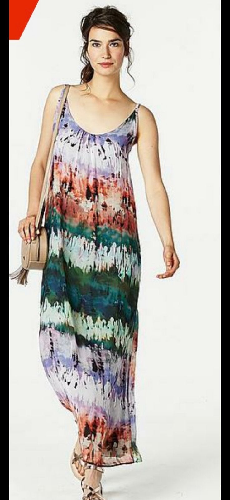 Zomerjurk maxi, Geisha mt. 40/L, Kleding | Dames, Maat 38/40 (M), Meerkleurig, Ophalen of Verzenden, Zo goed als nieuw