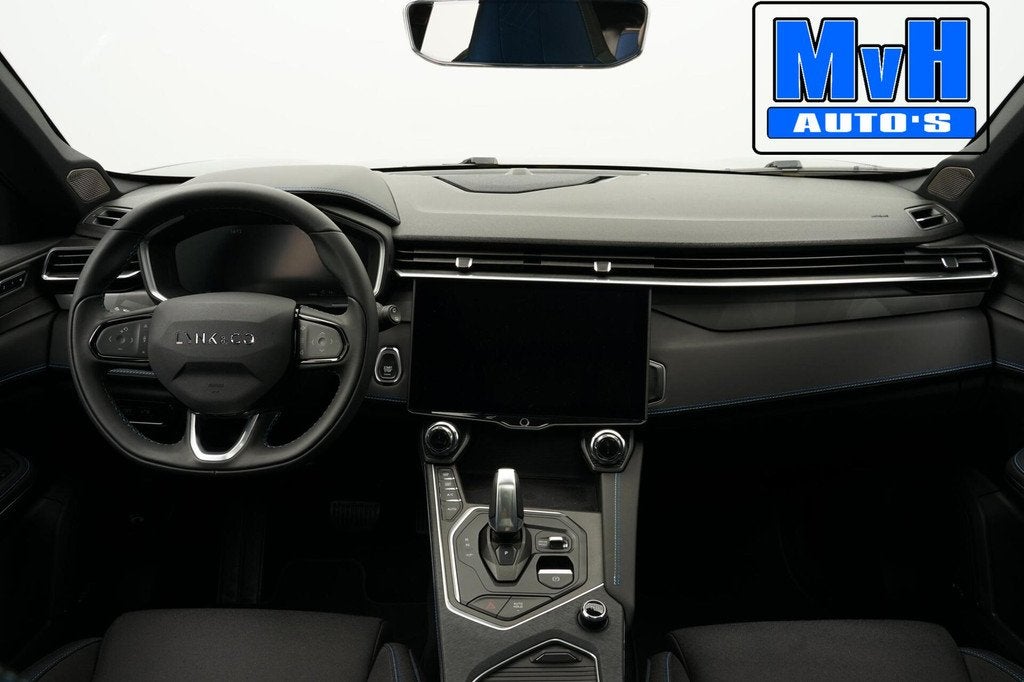Lynk & Co 01 1.5 Plug-in Hybride|ZWARTE.HEMEL|360ºCAM|PANO, Auto's, Lynk & Co, Stof, Automatische klimaatregeling, Zwart, Plug-in hybride