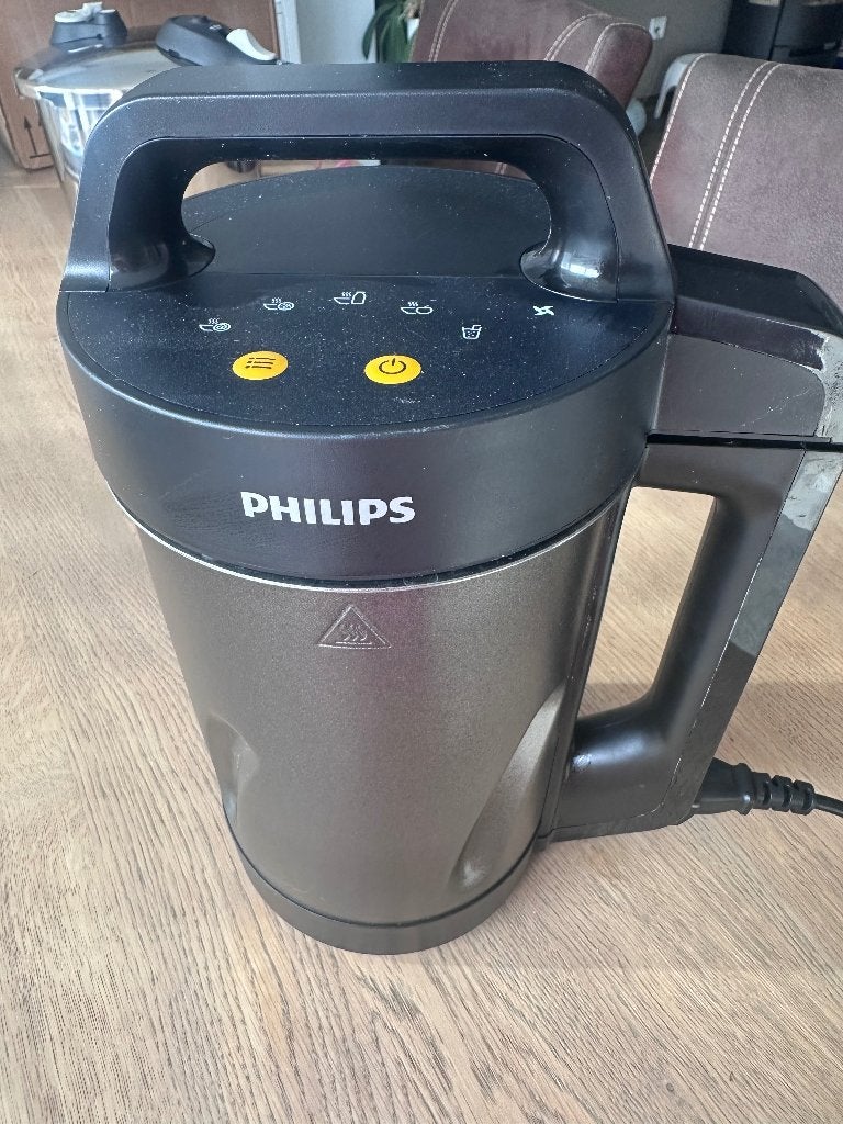 Philips SoupMaker 6 programma's, 1 tot 2 liter, Ophalen, Zo goed als nieuw, 3 snelheden of meer