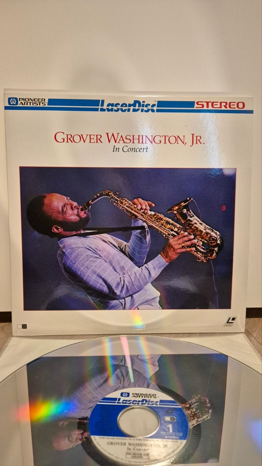 Grover Washington Jr. Laserdisc, 1980 tot heden, Ophalen of Verzenden, Zo goed als nieuw, Jazz
