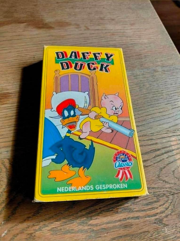 Daffy Duck videoband. Looney Tunes., Cd's en Dvd's, VHS | Kinderen en Jeugd, Alle leeftijden, Ophalen of Verzenden, Gebruikt, Tekenfilms en Animatie