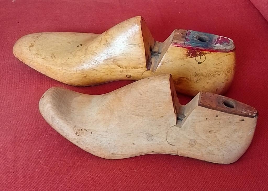 Houten schoen leesten, Vintage (2), Ophalen of Verzenden