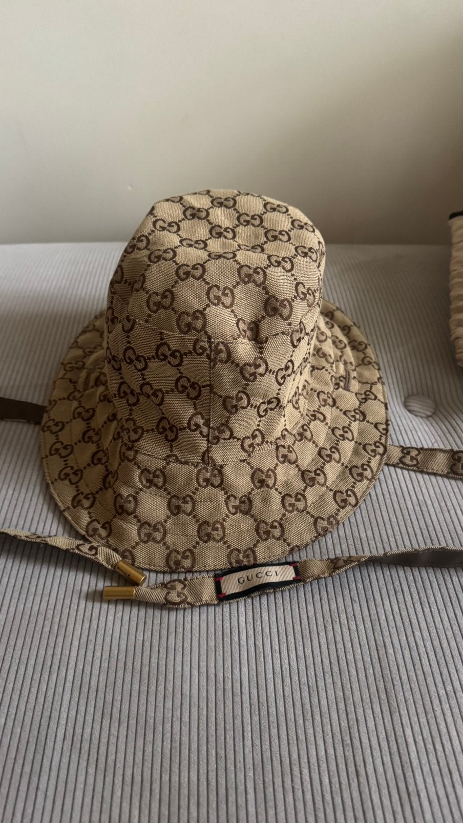 Gucci bucket hat, Ophalen of Verzenden, Zo goed als nieuw