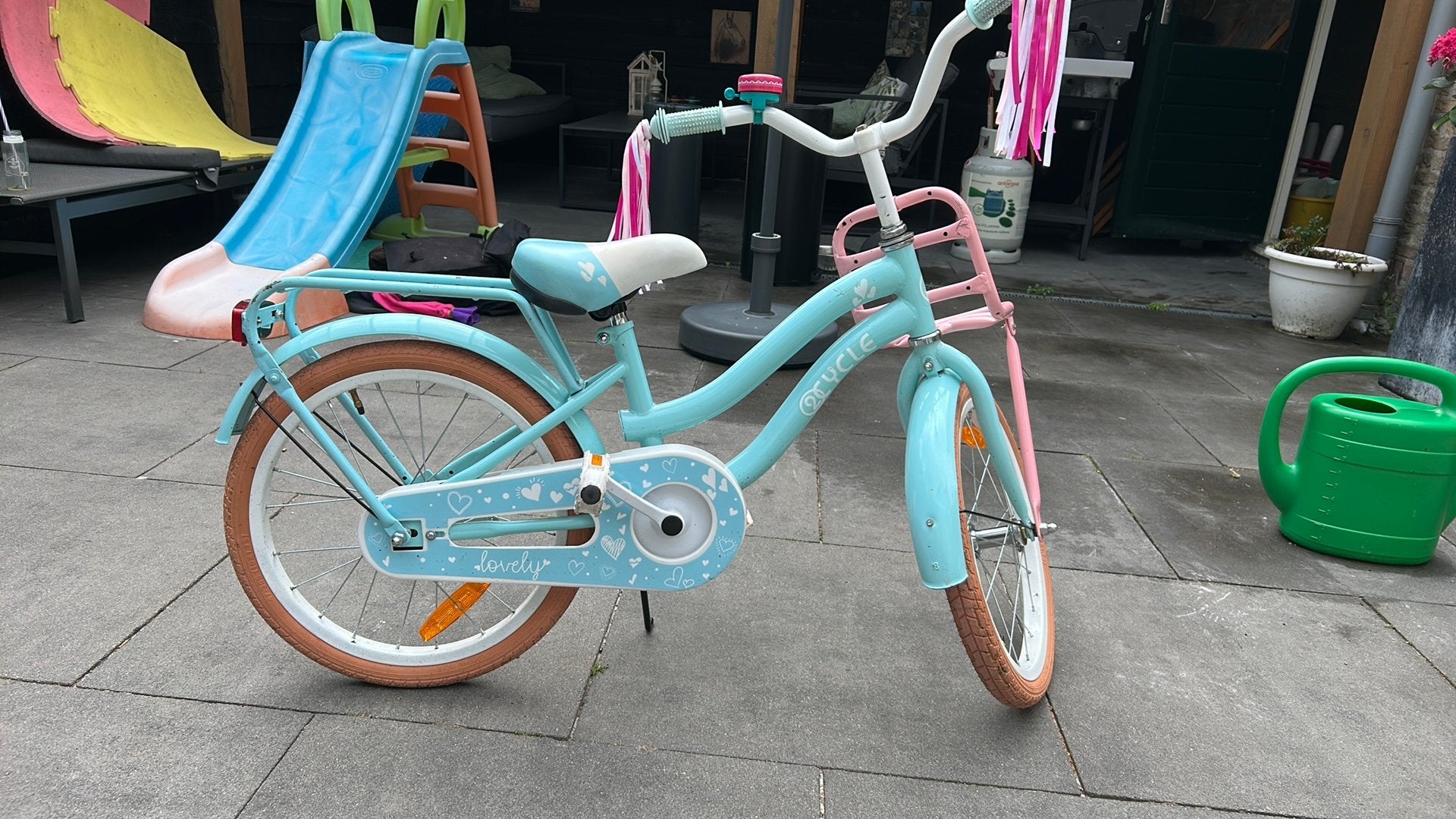 Meisjes fiets 18inch, Fietsen en Brommers, Fietsen | Meisjes, Ophalen, Zo goed als nieuw, 18 inch