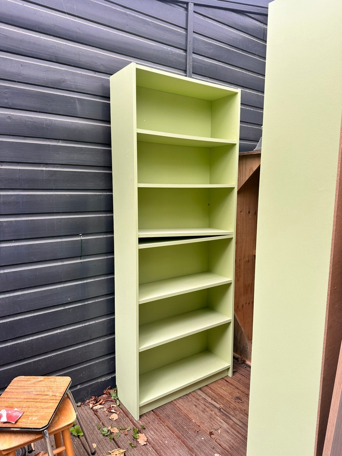 Twee billy boekenkasten - licht groen, Ophalen, 200 cm of meer, 50 tot 100 cm, Zo goed als nieuw
