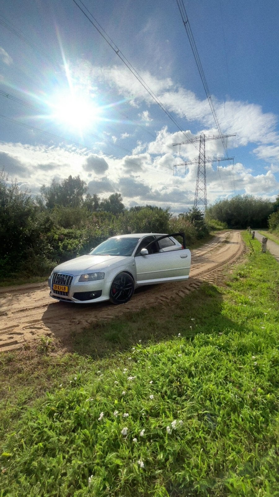 Audi A3 1.6 85KW 2007 Grijs, Auto's, Voorwielaandrijving, 15 km/l, Origineel Nederlands, 1200 kg