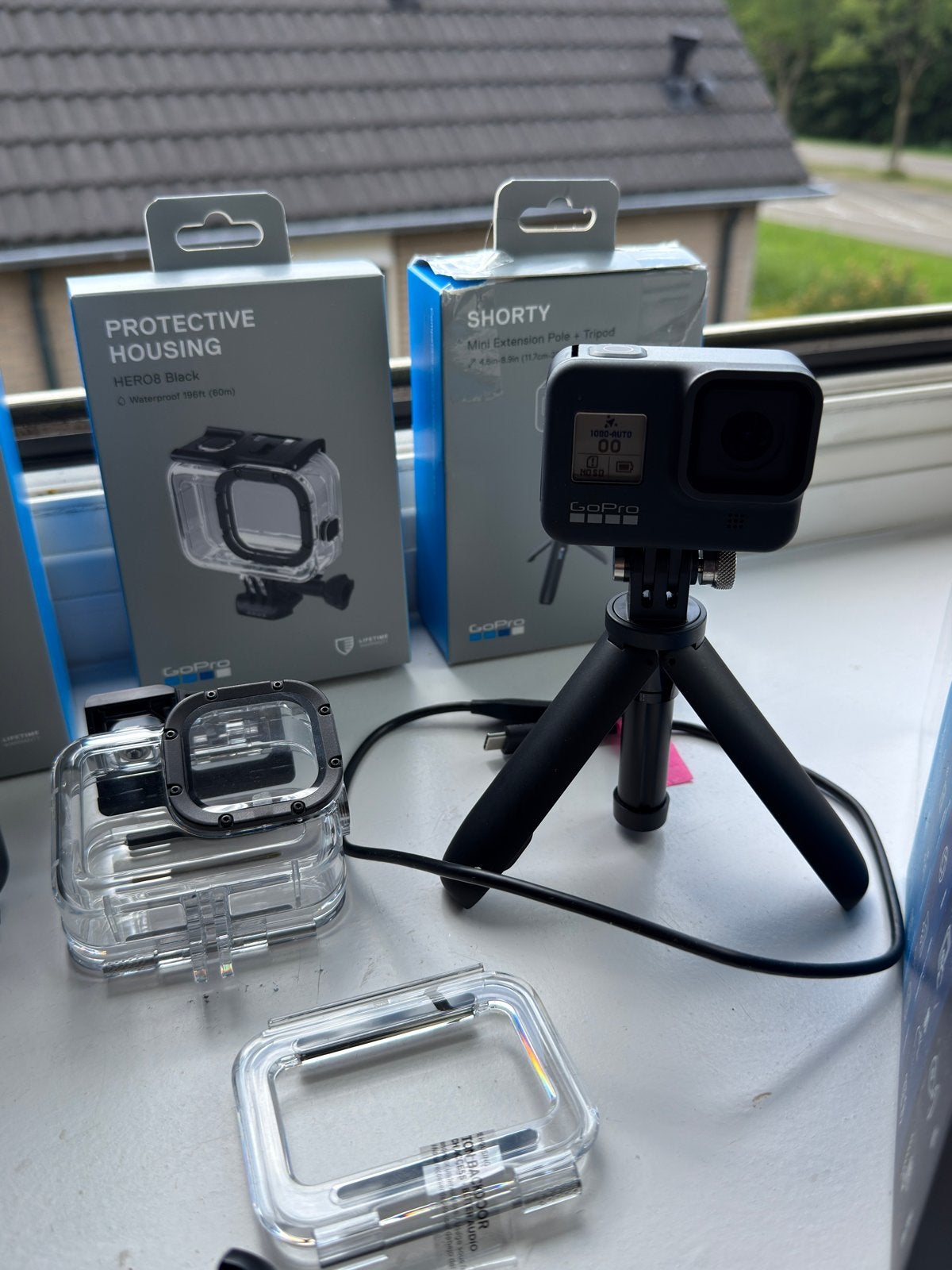 GoPro Hero 8 Black + waterdichte Behuizing en meer, Ophalen, Nieuw, GoPro