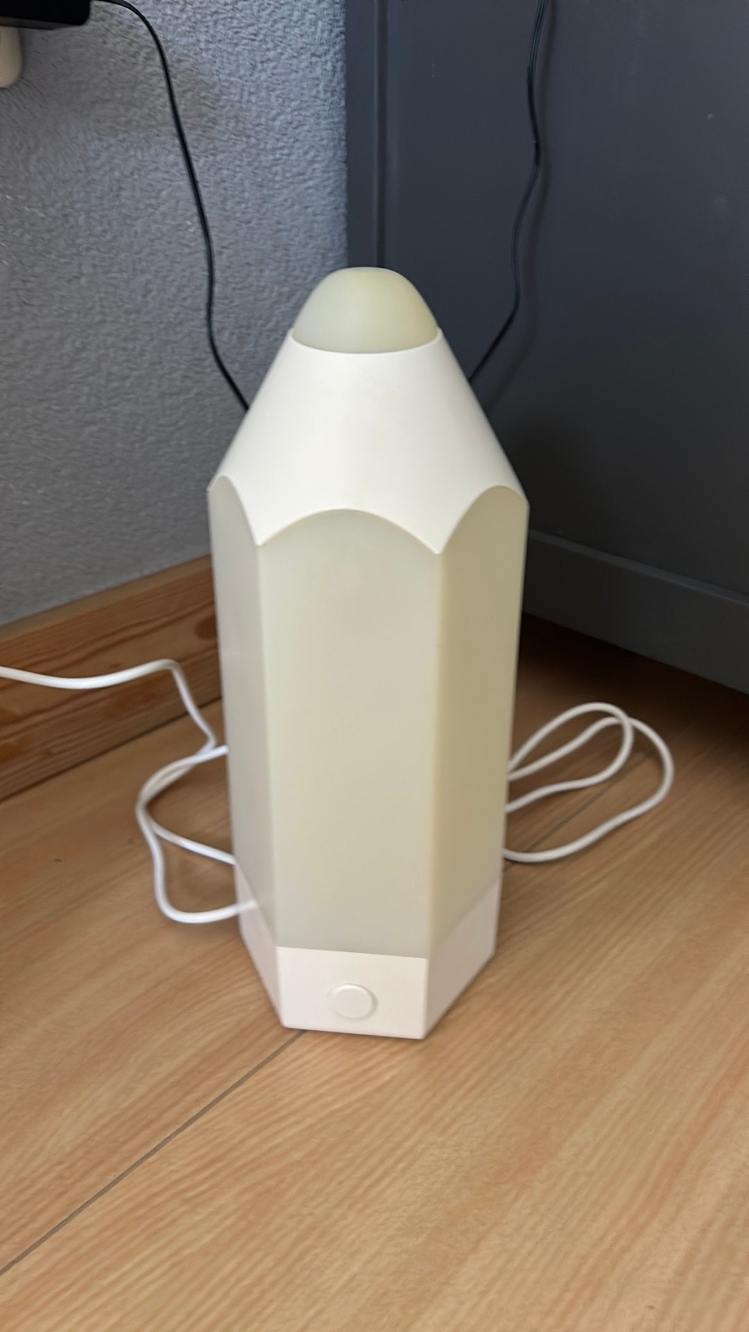 Potlood tafellamp IKEA, Ophalen of Verzenden, Zo goed als nieuw, Kunststof, IKEA