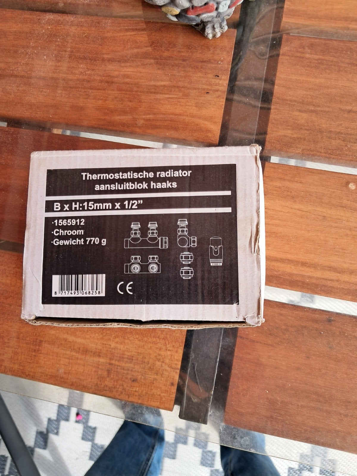 Thermostatisch radiator aansluitblok 1/2", Ophalen of Verzenden