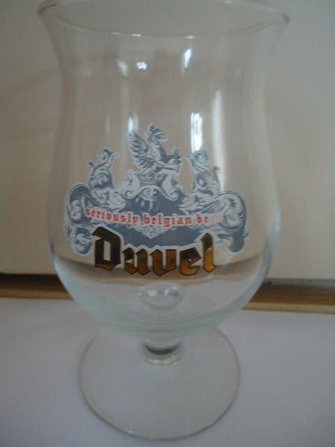 Duvel glas "Seriously Belgian Beer" 2005, Verzamelen, Biermerken, Ophalen of Verzenden, Zo goed als nieuw, Glas of Glazen, Duvel