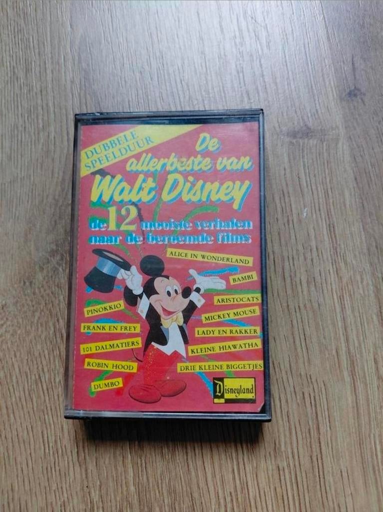 De Allerbeste van  Walt Disney cassettebandje., Cd's en Dvd's, Gebruikt, Kinderen en Jeugd, 1 bandje, Ophalen of Verzenden