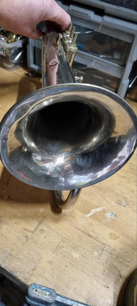 Mahillon Flugelhorn - incompleet, Muziek en Instrumenten, Ophalen of Verzenden, Gebruikt