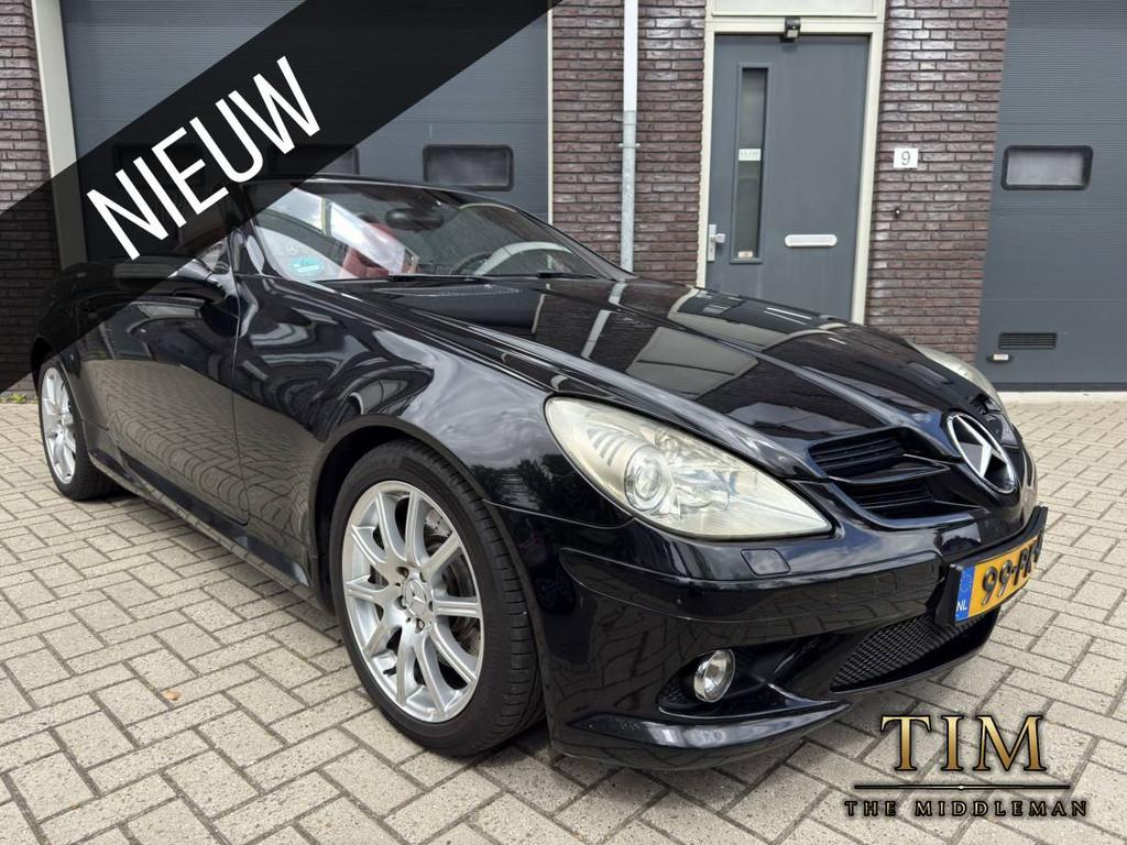 Mercedes-Benz SLK-klasse - 350|BRABUS|AMG|HarmanKardon|Sport, Auto's, Gebruikt, Cabriolet, Zwart, SLK