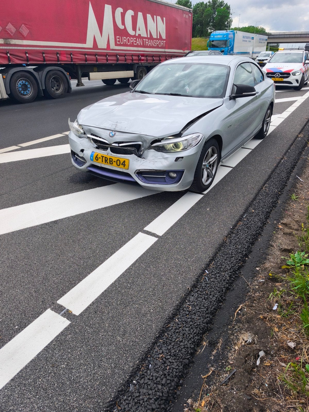 BMW 220d, Auto diversen, Schadeauto's, Ophalen of Verzenden, Zwart, Benzine