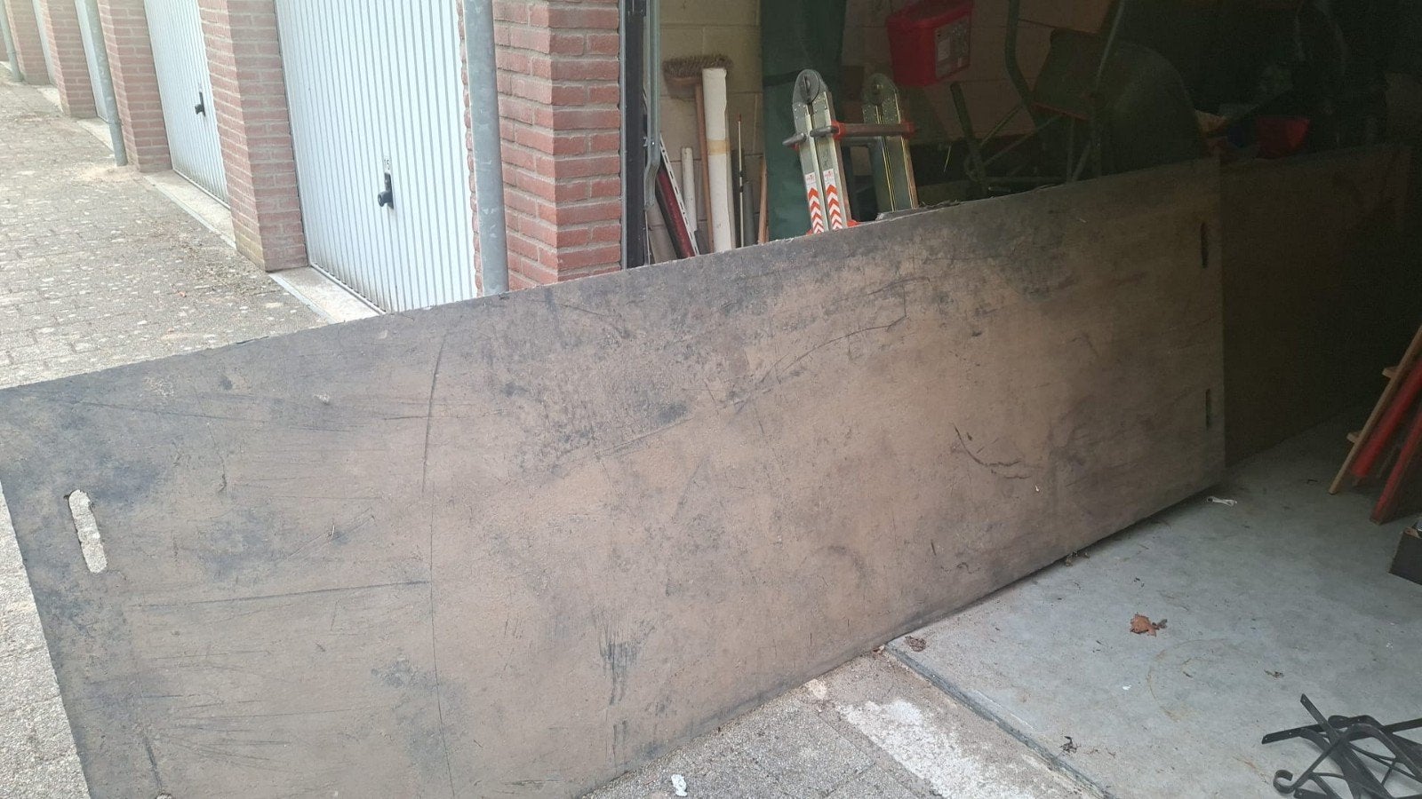 4 rijplaten, Ophalen, Gebruikt