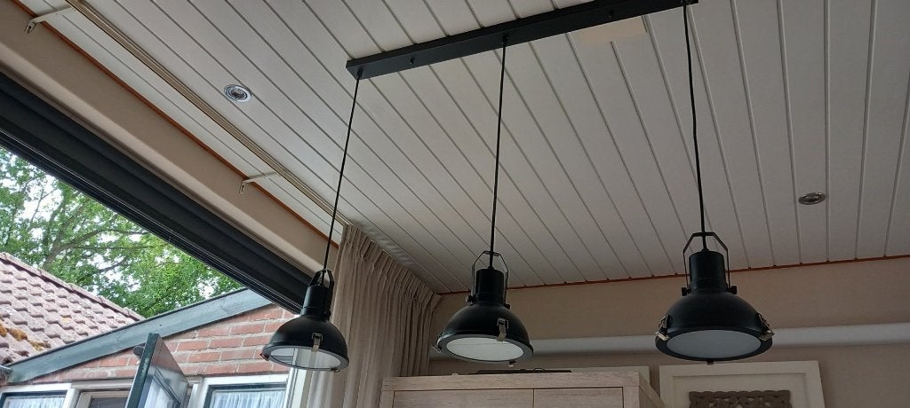 3-lamps hanglamp, Ophalen, Zo goed als nieuw