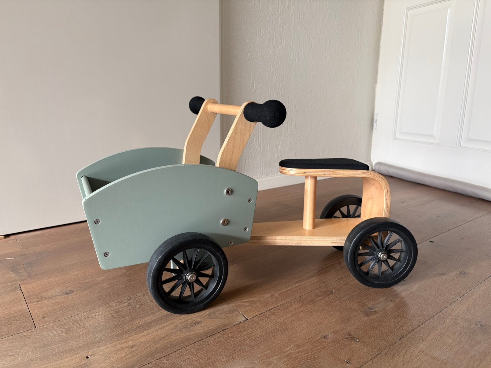 Eyecatcher houten bakfiets voor binnen, Kinderen en Baby's, Ophalen, Zo goed als nieuw, Overige merken
