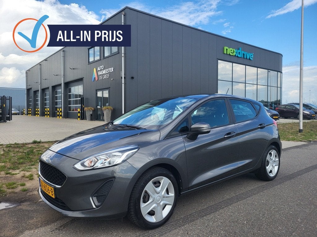 Ford Fiesta 1.1i 70 pk Trend Cruise-control Parkeersensoren, Auto's, Keurmerk '100% Onderhouden', Gebruikt, 49 €/maand, Origineel Nederlands