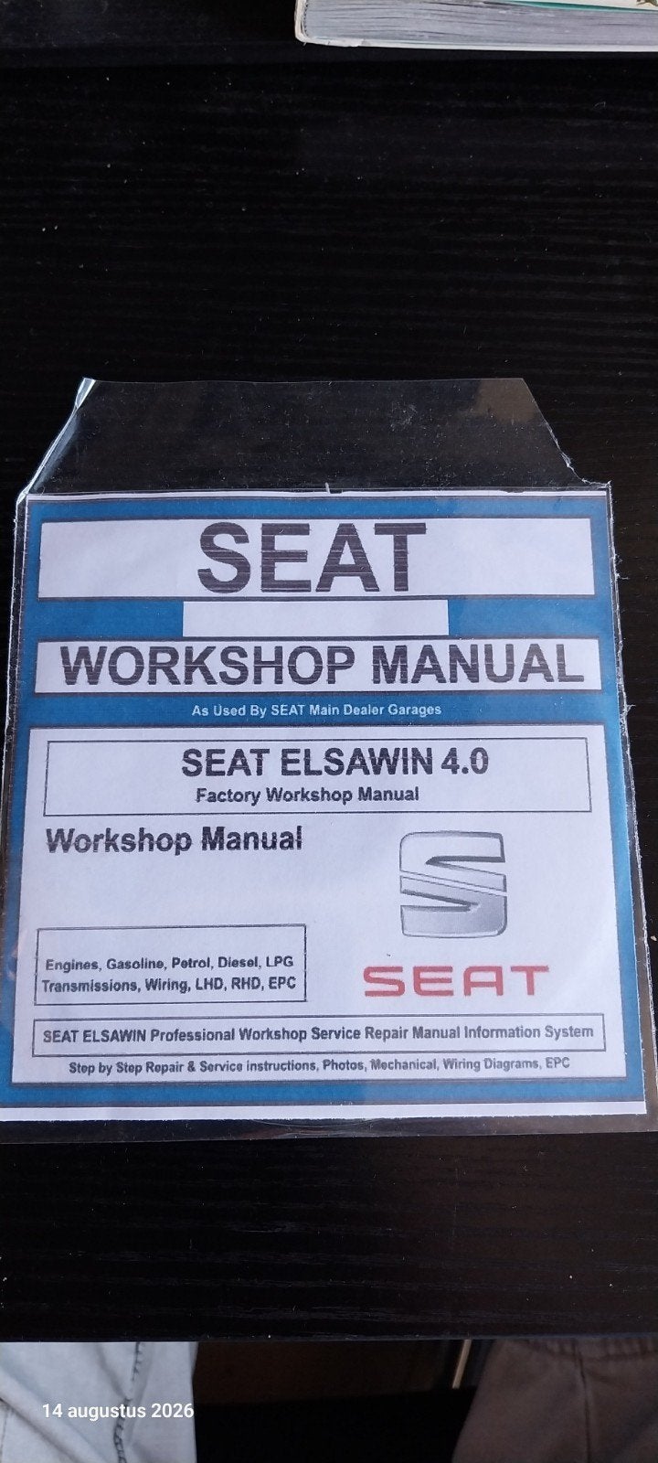 werkplaats cd voor seat elsawin 4.0, Ophalen of Verzenden