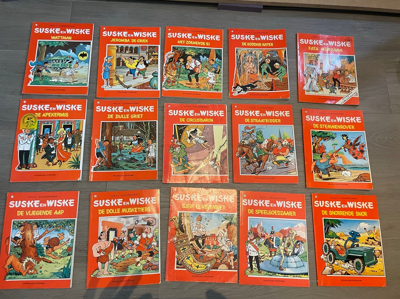 Grote collectie Suske en Wiske stripboeken, Meerdere stripboeken, Ophalen of Verzenden, Gelezen